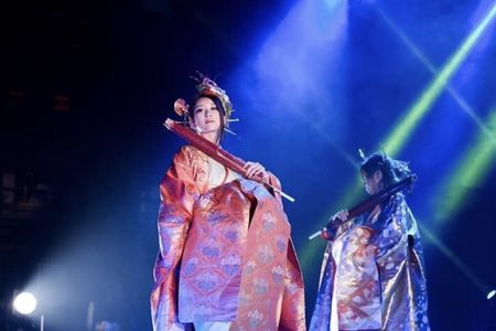 Traditional Japanese cuisine experience with live performance in Tokyo