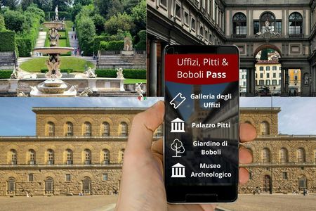 Uffizi, Pitti, Boboli combined ticket with digital audio guide