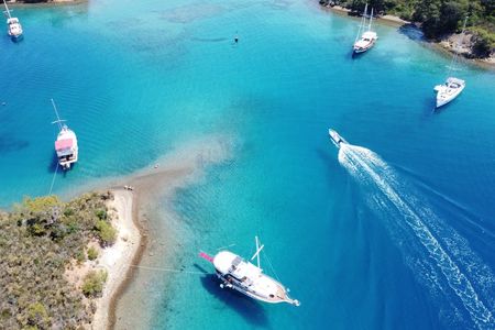 Göcek 12 islands boat trip from Sarigerme and Dalyan
