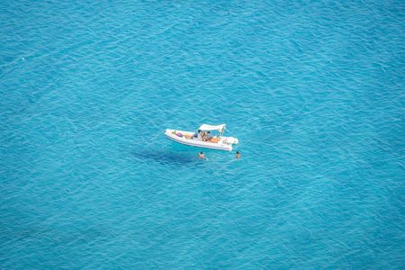Guided dinghy tour from Villasimius with snorkelling