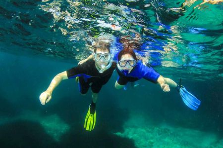 Small group guided snorkelling tour in the Bay of Pollenca