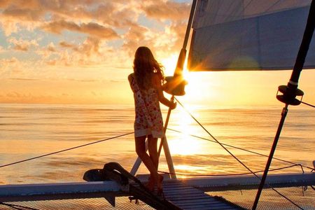Cyprus Sunset Cruise Experience with Snack and Drinks