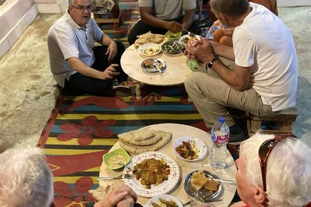 Local food tasting with a local family in Luxor