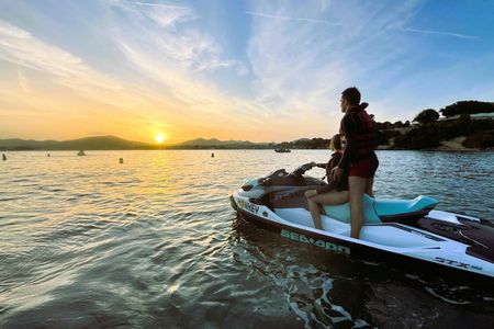 Exclusive jet ski adventure at sunset in Mallorca