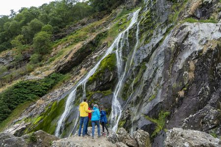 Wicklow, Glendalough, waterfall and sheepdog demo