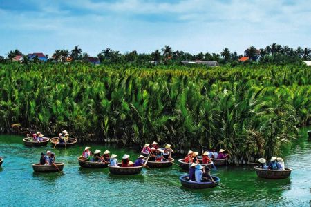 Cooking class with market tour and coconut forest basket boat ride