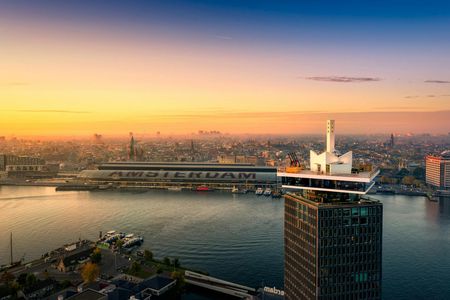 A'dam Lookout entrance ticket with lunch at revolving restaurant Moon
