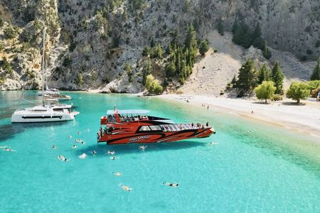 Cruise to Symi with swim stops at St George's Bay and Agia Marina Bay