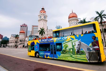 Hop-on hop-off sightseeing bus tour in Kuala Lumpur