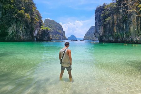 Island Hopping by Private Longtail Boat from Railay