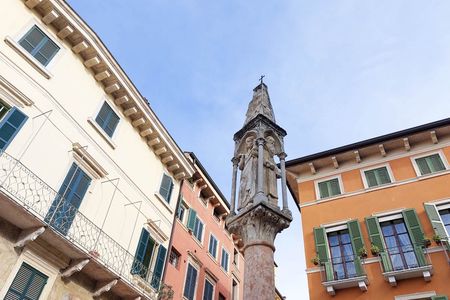 Self-guided discovery walk in Verona with secrets behind the sites