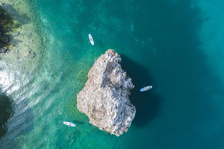 Guided paddle boarding tour Lake Ohrid
