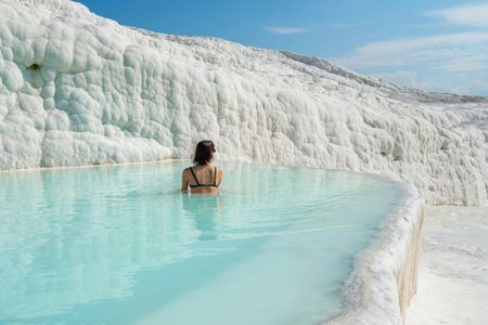 Pamukkale and Hierapolis day trip from Antalya-Kemer with meals