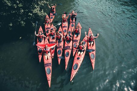 2-hour guided kayak tour through Stockholm's key landmarks