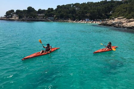 Guided kayak excursion at Port Calanova