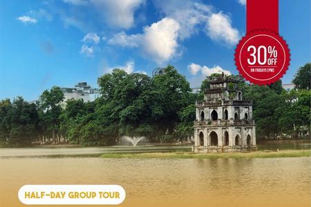 Ha Noi city of heritage with 1-hour cyclo ride half-day guided tour