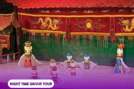 Ha Noi Vietnamese water puppet show and buffet dinner