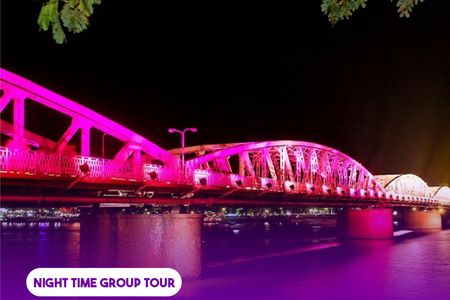 Evening tour - Hue night and dinner cruise with lantern floating
