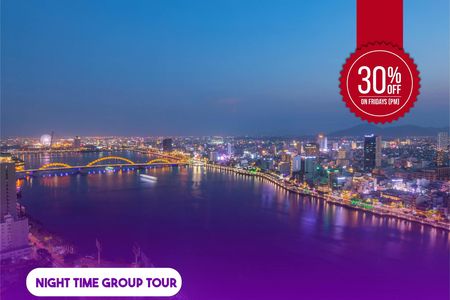 Da Nang nightlife tour and sun wheel ride experience with dinner