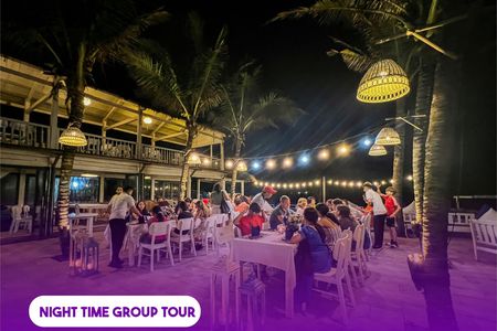 Hoi An River Safari experience with candlelit dinner by the beach