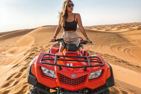 Sunset quad biking tour with BBQ dinner