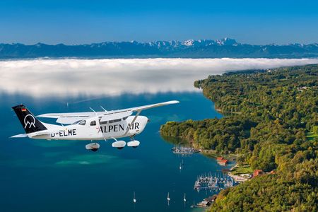 Scenic Flight over Munich, Lake Starnberg and the Andechs Monastery