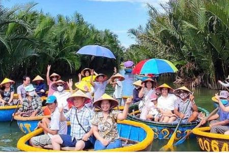 Sunset tour in the Cam Thanh Coconut Village