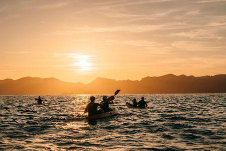 Alcudia kayak sunset tour