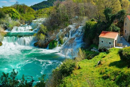 Private tour of National Park Krka Waterfalls and Klis Fortress