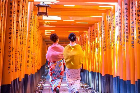 Guided day tour from Osaka to Nara Park, Arashiyama and Fushimi Inari