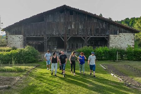 Traditional Basque farm and cider cellar tour with lunch