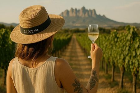 Penedès vineyard tour with wine tasting and cava-making workshop