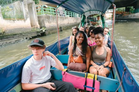 Canal boat tour