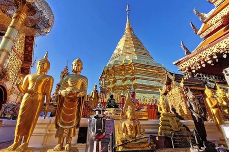 Private half-day tour to Wat Pha Lat and Wat Phra That Doi Suthep