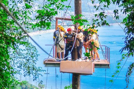 Phuket ATV and zipline experience above Patong Beach