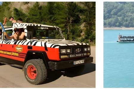 4x4 guided tour with boat cruise and lunch included from Side