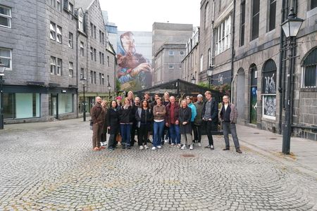 Private street art guided walking tour in Aberdeen