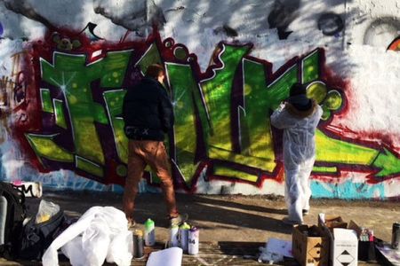Exclusive  graffiti workshop in Darmstadt