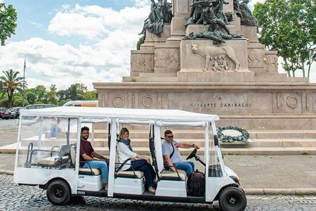 Rome private golf cart tour with iconic sights and views