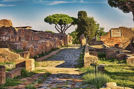 Private day trip to Ostia Antica ruins and beach with transport