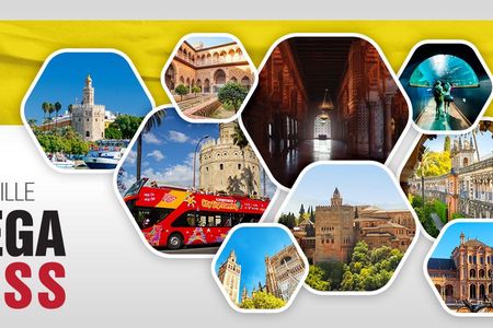 Seville 3 top picks MegaPass Classic with Alcazar, Cathedral and River Cruise