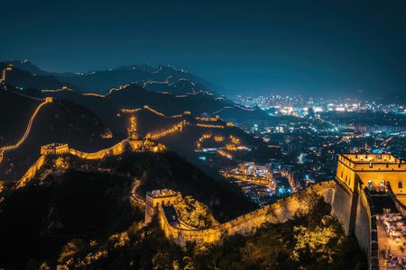 Great Wall Night Ticket with Private Round-Tirp Transfer from Beijing