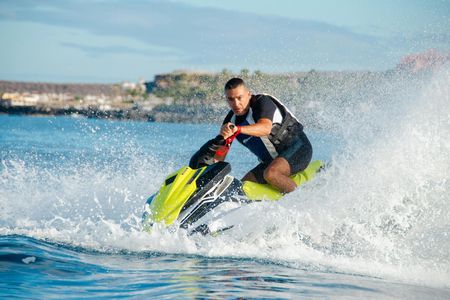 Jet ski safari tour in southern Malta