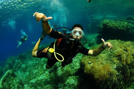 Beginners scuba diving and snorkelling experience in Ibiza