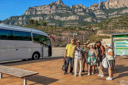 Transfer to Montserrat Mountain at sunrise