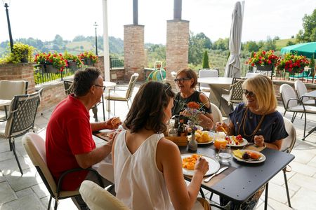 Vinegar cellar and winery tour with tastings and brunch from Bologna