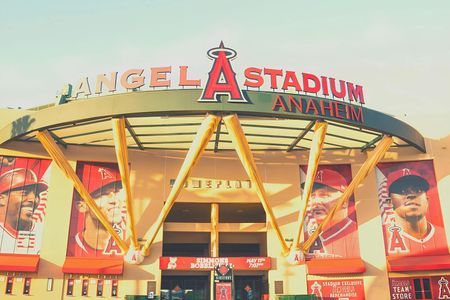 Los Angeles Angels Baseball Game at Angel Stadium