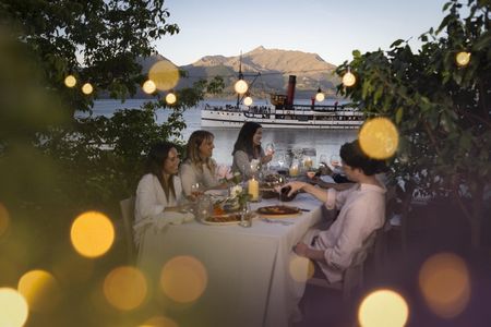 Walter Peak gourmet BBQ dining experience
