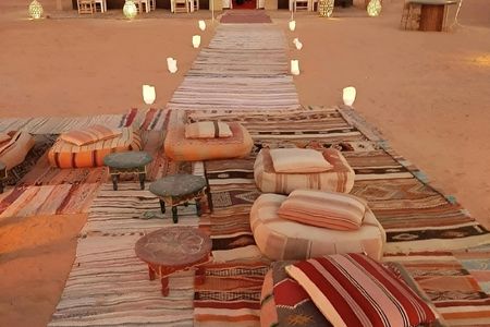 Agafay experience with dinner, buggy and camel ride