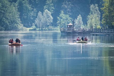 Soft rafting on Adda River